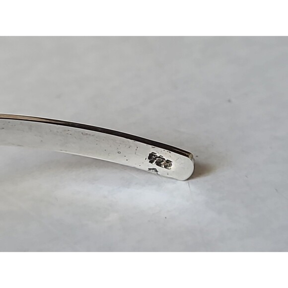 925 Sterling Silver V Collar Shaped Statement Necklace Vintage - Picture 6 of 10